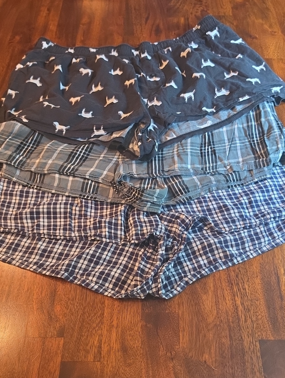 Bundle Of Three Womens Sleep Boxer Shorts Pink And Wild Fable GUC XXL
